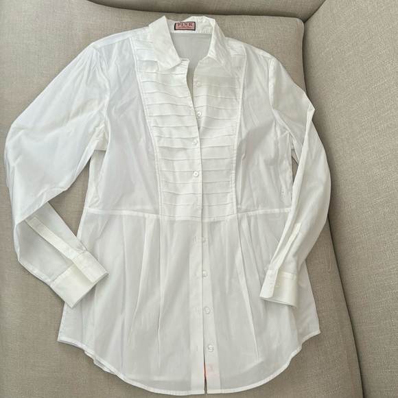 Pink Button Down Tunic - Picture 1 of 5